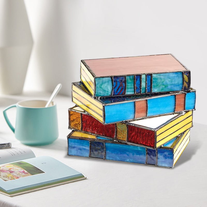 BookStack Mosaic Tischlampe