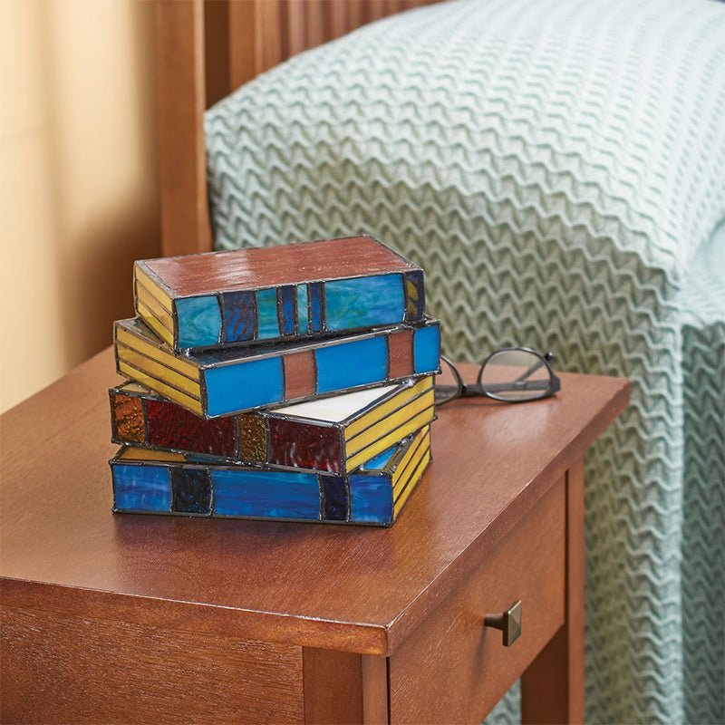 BookStack Mosaic Tischlampe