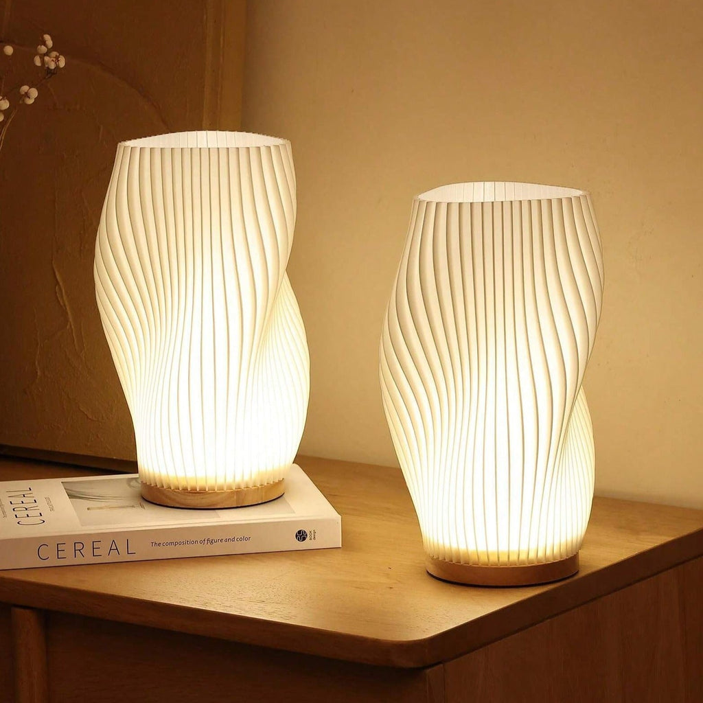 Incandia Wellenförmige Tischlampe