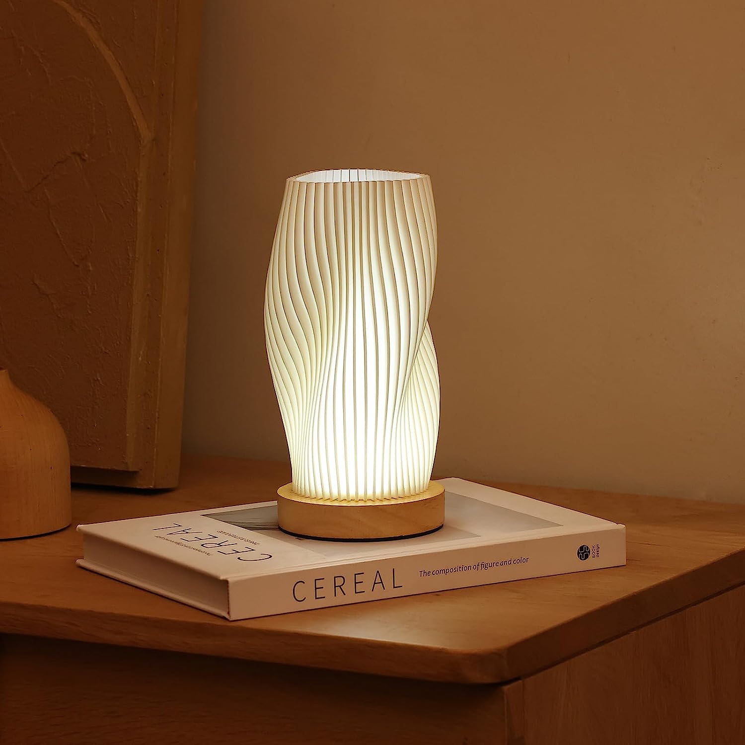Incandia Wellenförmige Tischlampe