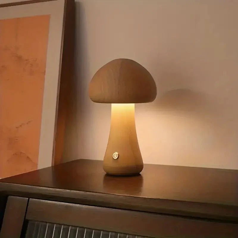 Shimmer Pilz-Tischlampe